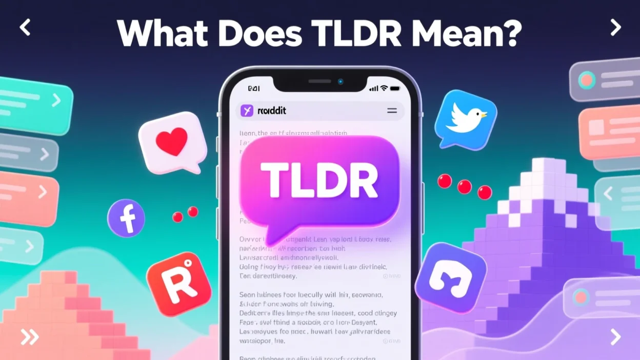 What Does TLDR Mean
