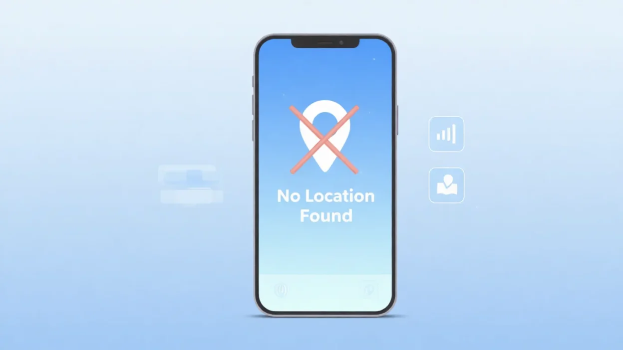 what does no location found mean