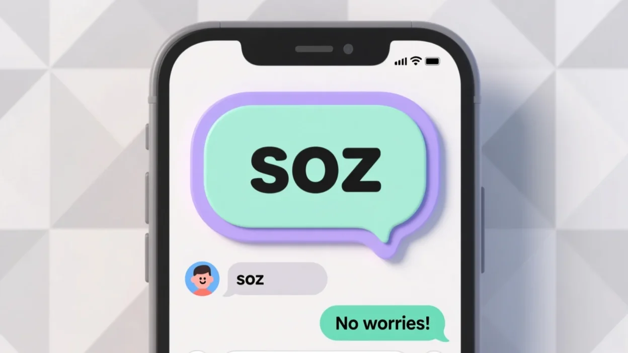 What Does Soz Mean?