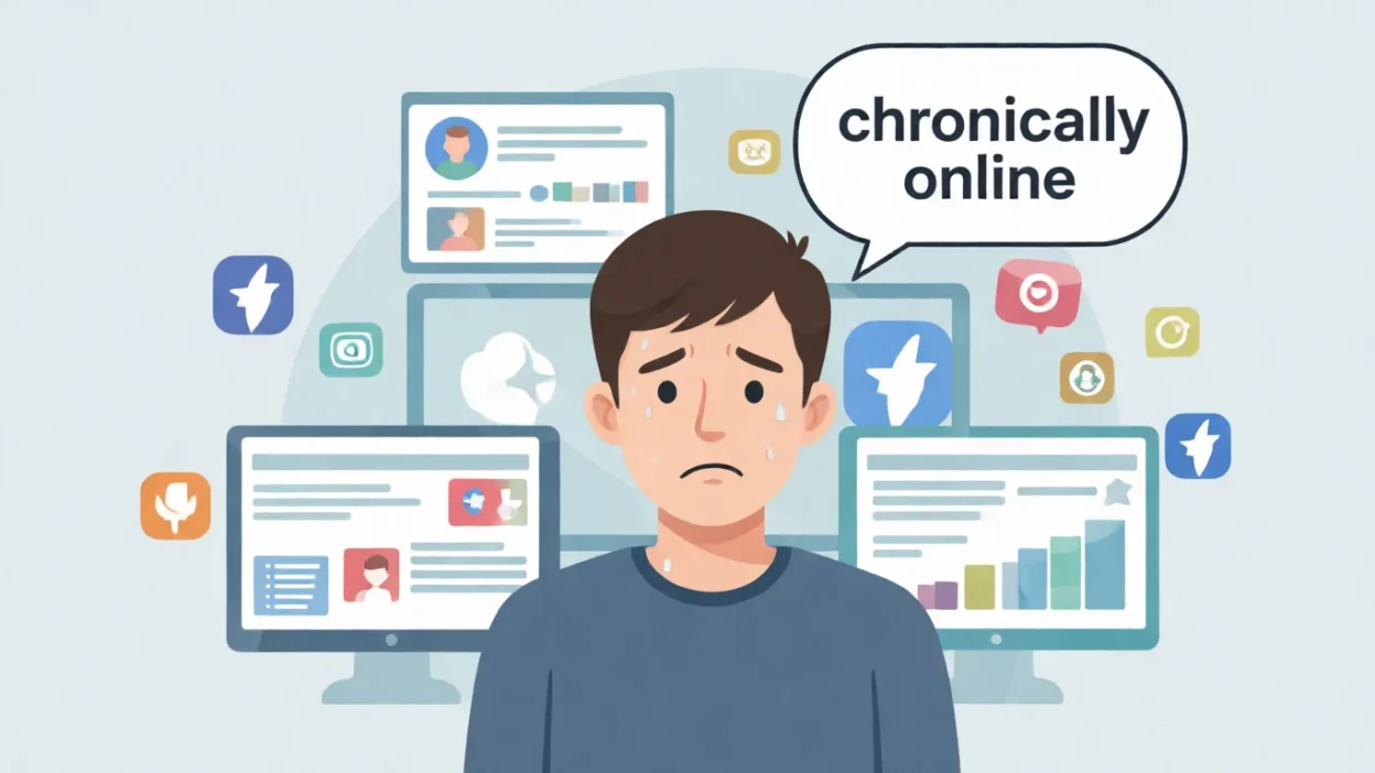 What Does Chronically Online Mean?